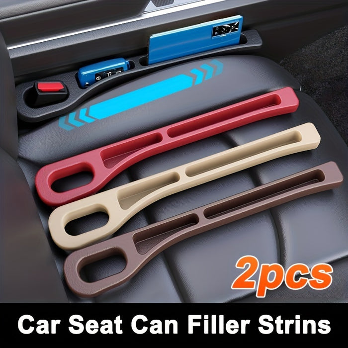 2pcs Car Seat Gap Organizer - Dual Slot Design for Keys, Phones, Cards & Coins