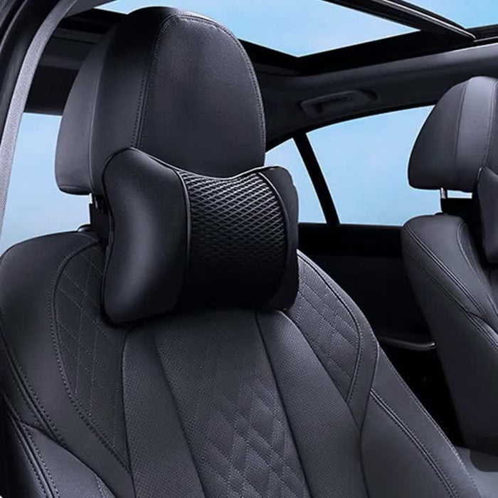 Universal Car Faux Leather Ice Head Pillow Neck Support for Car Accessories