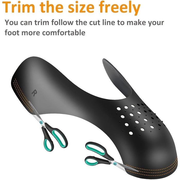 1Pair Shoe Crease Protectors, Anti-Wrinkle Shoe Crease Guard For Sneaker And Casual Shoes, Men's 7-12/ Women's 5-8