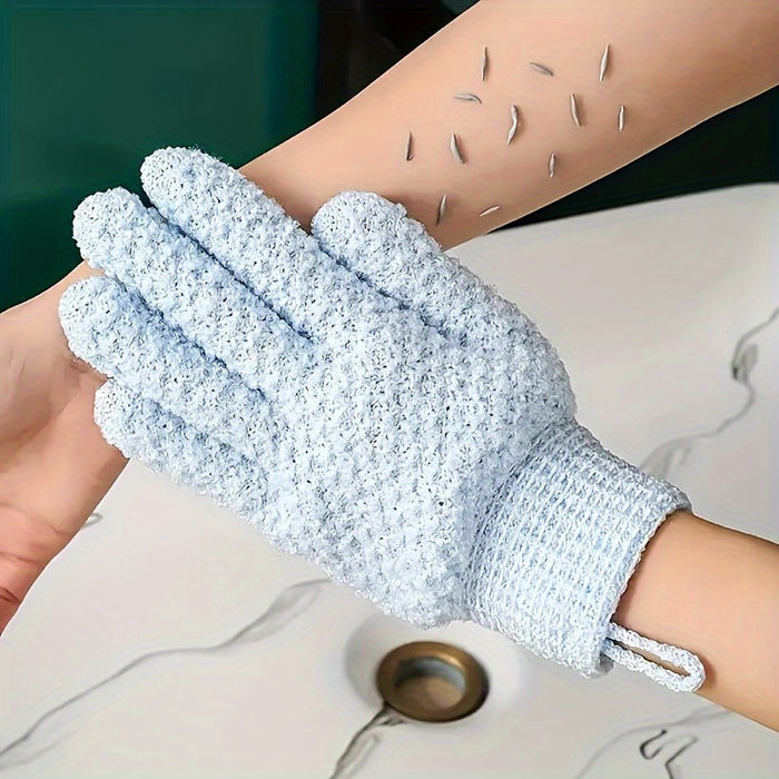 Revitalizing Body Scrubber Gloves - Deep Exfoliating & Massage Experience for Silky Smooth Skin, Removes Dead Skin Cells & Dryness, Gentle yet Effective Body Care