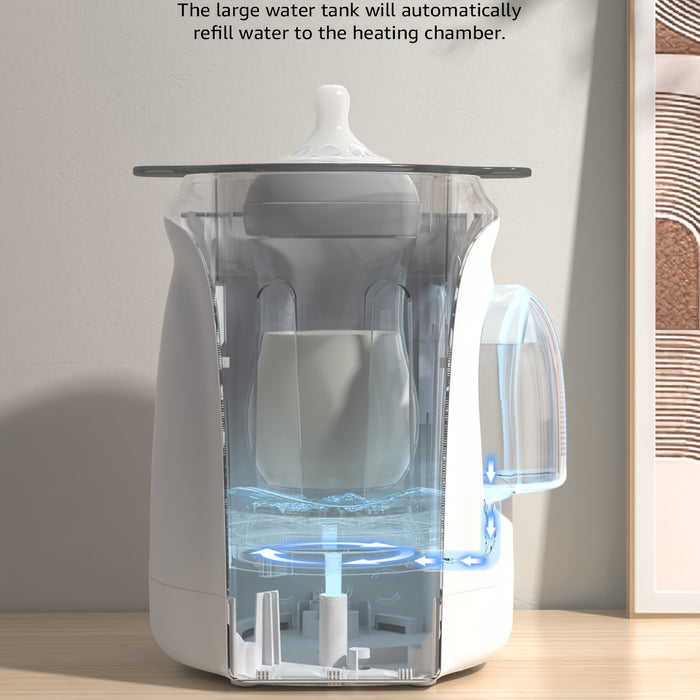 HAUTURE 8-in-1 Fast Bottle Warmer, Bottle Warmer for Breast milk and Formula, Auto Water Refill Accurate Temp Control, with Timer, Defrost, Sterilizing, Keep Warmer for All Bottles