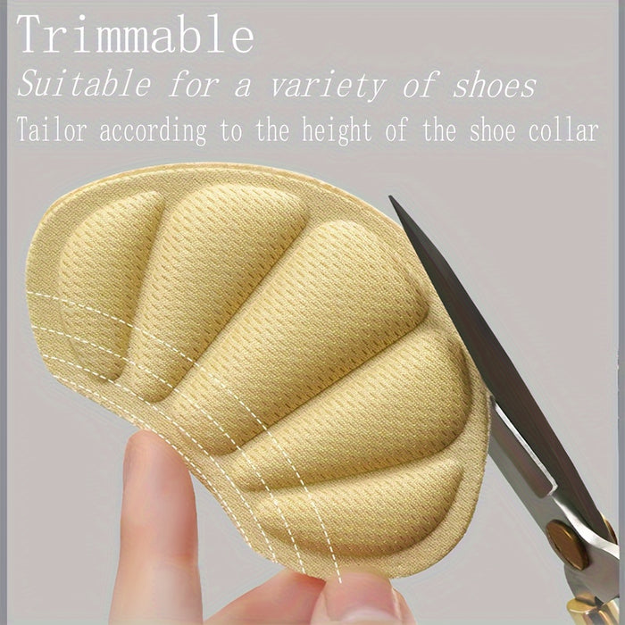 A Pair of Sports Shoes with Heel Stickers for Men And Women, Designed to Prevent Slipping And Rubbing at The Heel, Adjustable Half-Size Insoles.