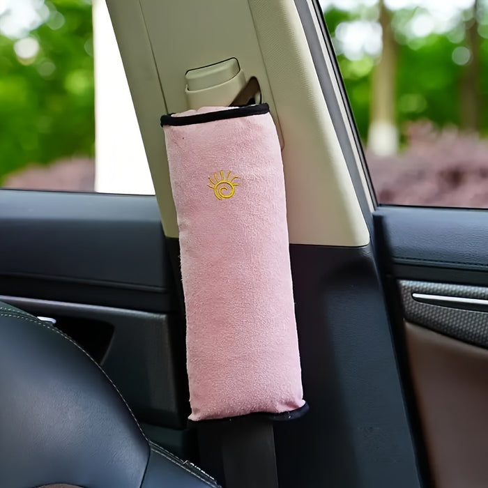 Car Automotive Seat Belt Cover Shoulder Cover Seat Belt Holder Cute Lengthened And Thickened Plush Safety Belt Shoulder Cover