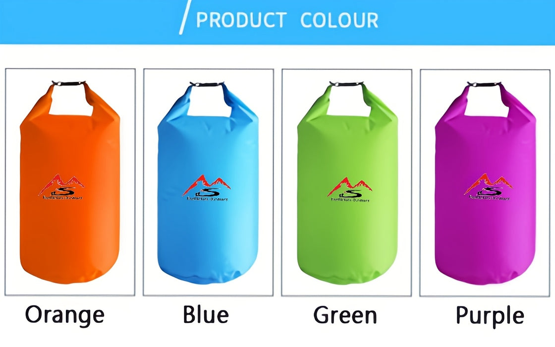 1.32gal/2.64gal/5.28gal/10.57gal/18.49gal Nylon Dry Bags, Waterproof Floating Dry Gear Sacks for Boating, Fishing, Rafting, Swimming, Durable Spinner Wheel Type Outdoor Dry Bags
