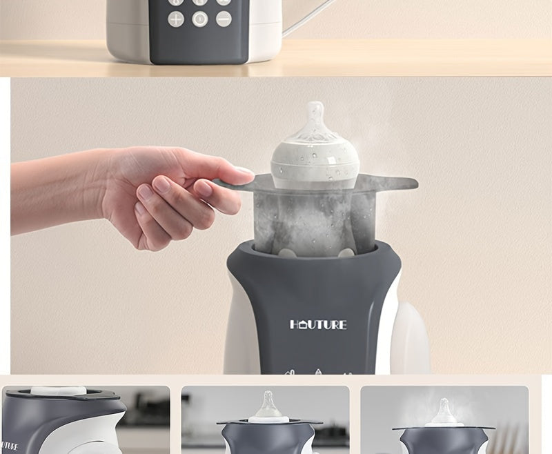 HAUTURE 8-in-1 Fast Bottle Warmer, Bottle Warmer for Breast milk and Formula, Auto Water Refill Accurate Temp Control, with Timer, Defrost, Sterilizing, Keep Warmer for All Bottles