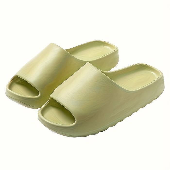 Men's EVA Cloud Slides: Non-Slip Open Toe Beach & Shower Shoes for Spring/Summer