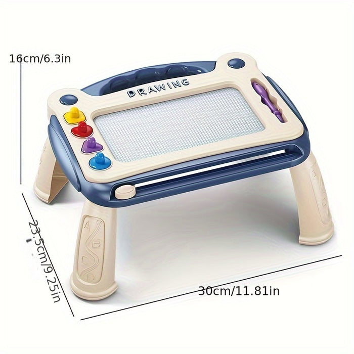 Children'S Drawing Board Toys, Early Childhood Education Learning Toys, Perfect Birthday Gifts For Boys And Girls, Easter/Children'S Day Gifts (4 Stamps+1 Paintbrush+4 Brackets)