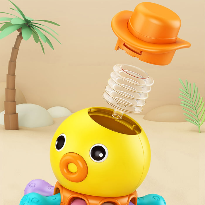 Baby Finger Octopus Early Education Toy, Rotate And Press To Exercise Baby'S Arm Movements, Grasp Training Skills, Sensory Puzzle Toy, Suitable For Christmas, Easter, Valentine'S Day Gifts