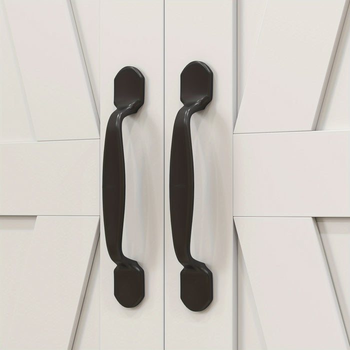 Modern White Kitchen Pantry Cabinet with Adjustable Shelves - Spacious Storage for Dishes, Utensils, and Food - Hardwood Construction, Multi-Compartment Design, Perfect for Organizing Kitchen Essentials, Kitchen Cabinets