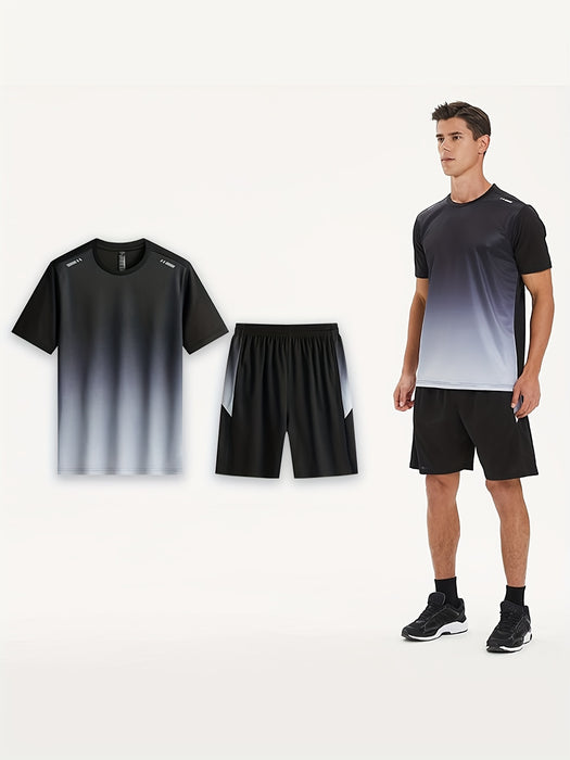 Men'S Sportswear for Running And Fitness, Breathable Short-Sleeve T-Shirt, Quick-Dry Clothing, Basketball Gear, Summer Tank Top.