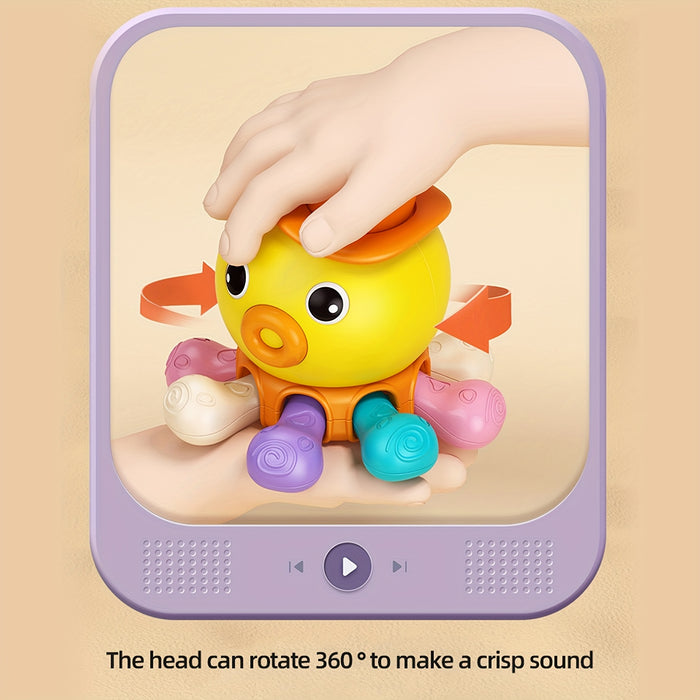 Baby Finger Octopus Early Education Toy, Rotate And Press To Exercise Baby'S Arm Movements, Grasp Training Skills, Sensory Puzzle Toy, Suitable For Christmas, Easter, Valentine'S Day Gifts