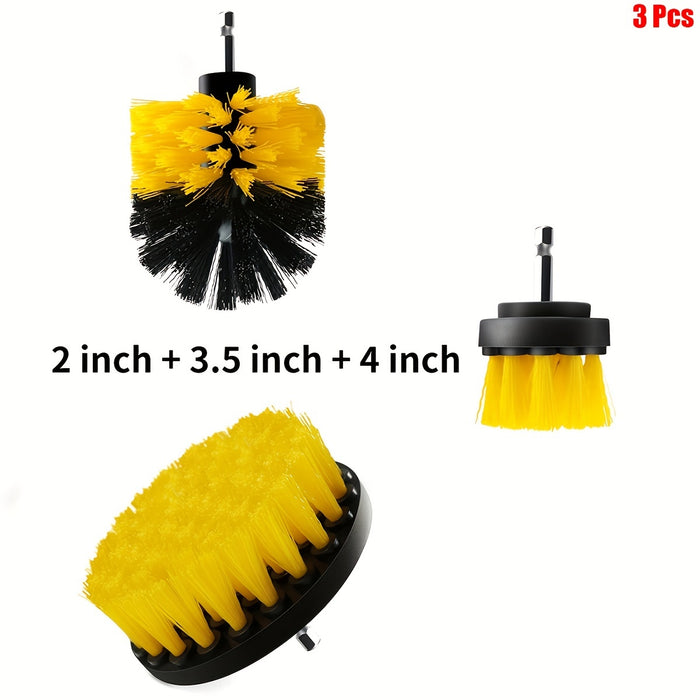 3/7/11/20/21/31pcs Drill Brush Attachment Set, Power Scrubber Wash Cleaning Brushes Tool Kit, All Purpose Drill Brush with Extension for Grout Floor, Tub Shower Tile, Bathroom, Kitchen Surface And Car