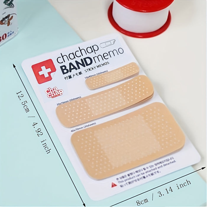1pc Cute Bandage Series Memo Pad Stickers Sticky Notes Paper Notepad Kawaii Stationery Office Supplies