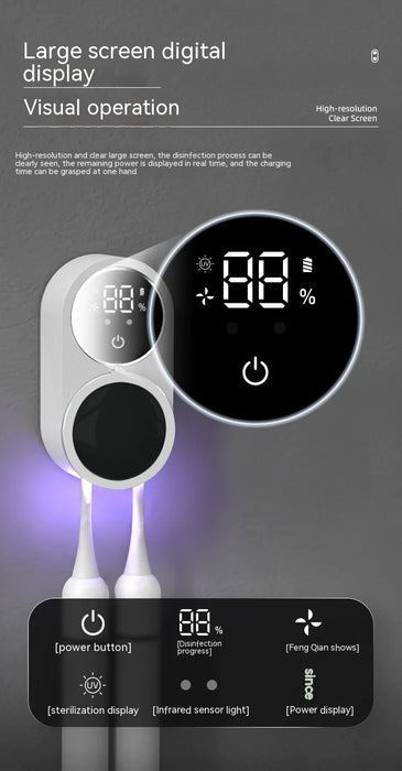 UltraClean UV-C Toothbrush Sterilizer