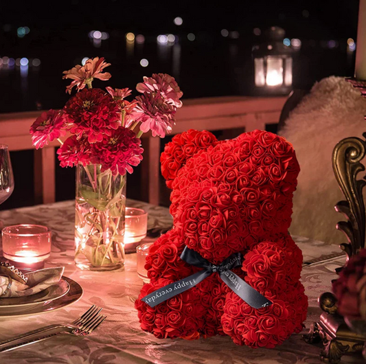 The Trending Valentine’s Gift – Rose Bear with Box Lights