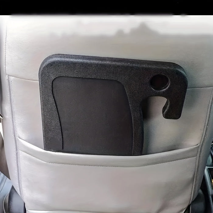 Multifunctional Car Steering Wheel Tray Table: Storage Rack for Phone, Snacks, and More