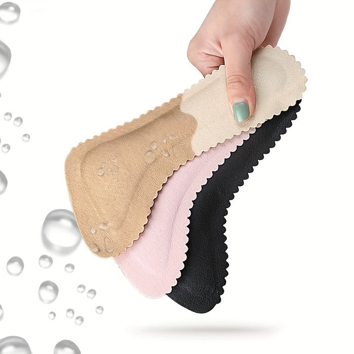 1pair Non-slip Cropped Insoles, High-heeled Shoes Insoles, Soft Breathable Sweat-absorbing Insoles