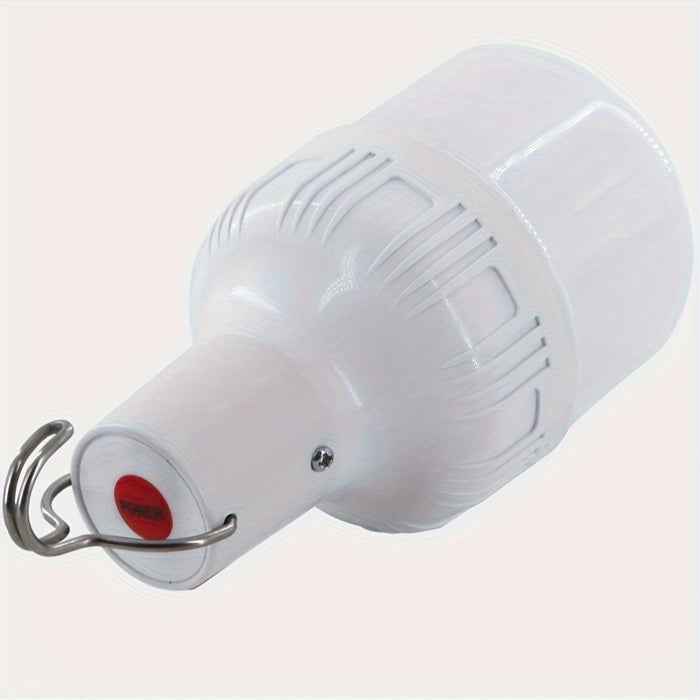 Outdoor USB Rechargeable Flashlight, LED Bulb, Portable Lantern Night Light, High Brightness Lamp, Camping Handheld Light with Hook, Suitable for Emergencies, Exploration, Camping, And Fishing.