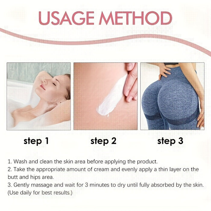 30g Plump Up Cream, Butt Improvement Elasticity Cream, Butt Enhancement Skincare Cream, Body Cream, Skincare Cream, Firming, Enhancing Your Curve, Natural Hip Lifting Technique