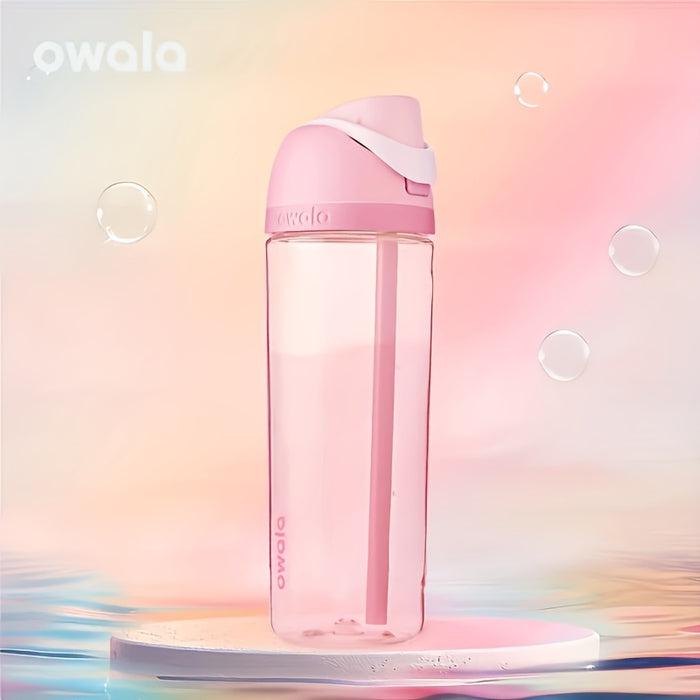 Owala FreeSip Tritan Travel Bottle — Food-Safe, BPA-Free; One-Touch Flip Lid, Leakproof Lock & Handle, FreeSip Dual Mode Sip (Suck/Drink), Portable for On-the-Go Use, Durable Anti-Drop Design