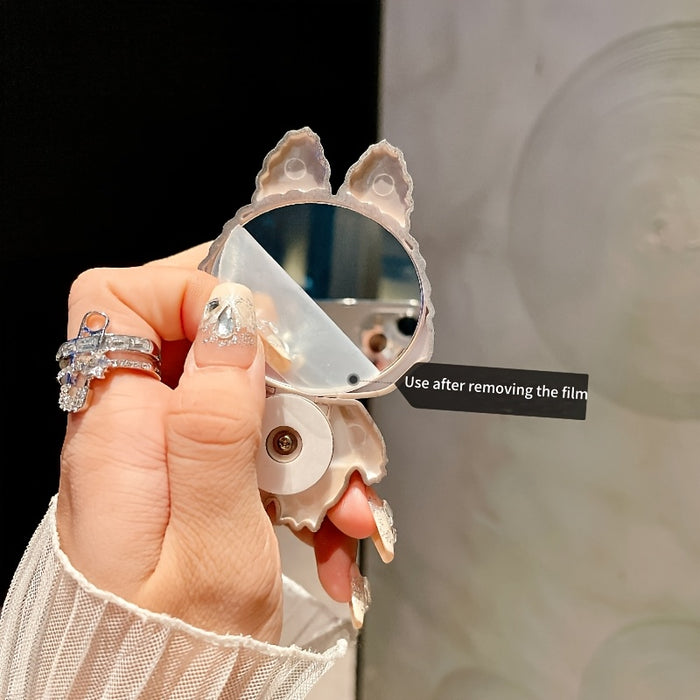[Cute Animal Design Mounts] Cartoon Character ABS Phone Holder Stickers, Waterproof Adhesive Mounts, Cute Animal Design, with Horizontal and Vertical Support for Makeup Mirror and Mobile Phone