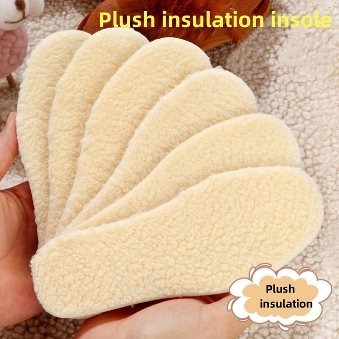 Winter Plus Velvet Thickened Cuttable Insoles - Sweat-Absorbing Moisture-Proof Comfortable Insoles