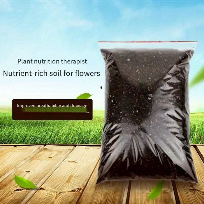 1pc Plant Nutrition Therapist Soil for Flowers & Vegetables - Black, Organic, Non-Fertilized, Improves Breathability & Drainage, Ideal for Indoor Gardening & Green Plants, Indoor Gardening Soil | Organic Gardening | Drainage