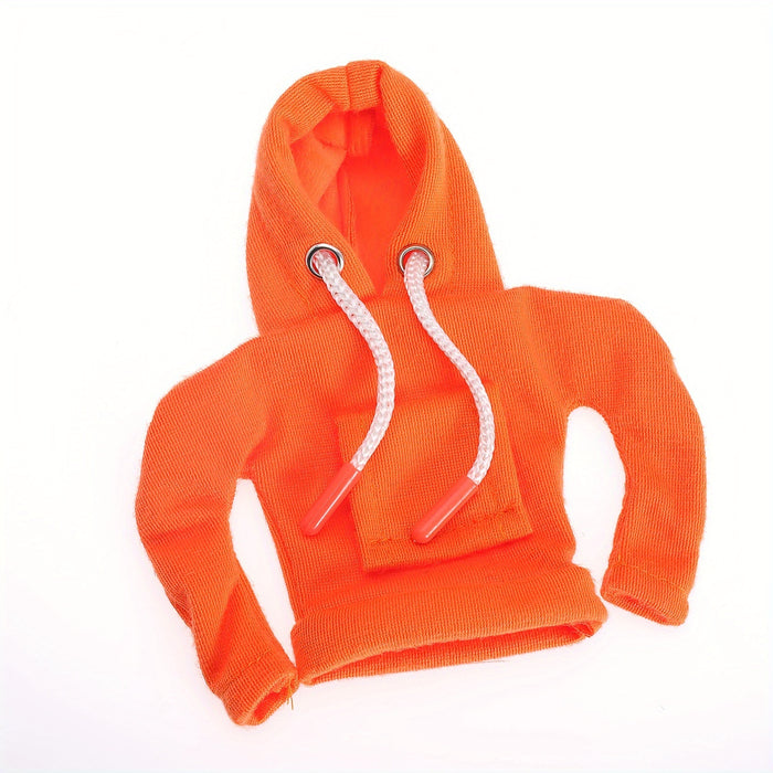 Large Universal Car Gear Shift Cover Hoodie, Fashionable Mini Hooded Sweatshirt for Auto Gear Stick Shifter Knob, Interior Accessories Decor