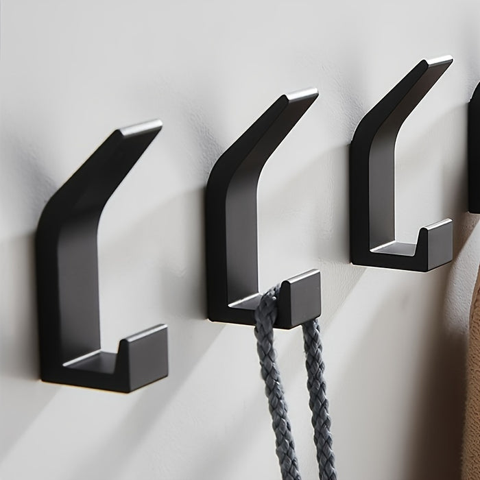 10PCS Heavy Duty Self-adhesive Wall Hooks Without Drilling, Art Deco, Strong Adhesive Door Back Hooks For Hanging Clothes, Hats, Handbags, Wall Hanging Household Gadgets, Home Organizers
