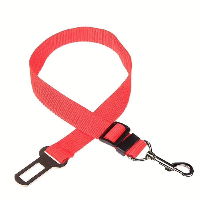 1pc Adjustable Car Seatbelt Harness for Pets, Dog & Cat Safety Seat Belt Lead