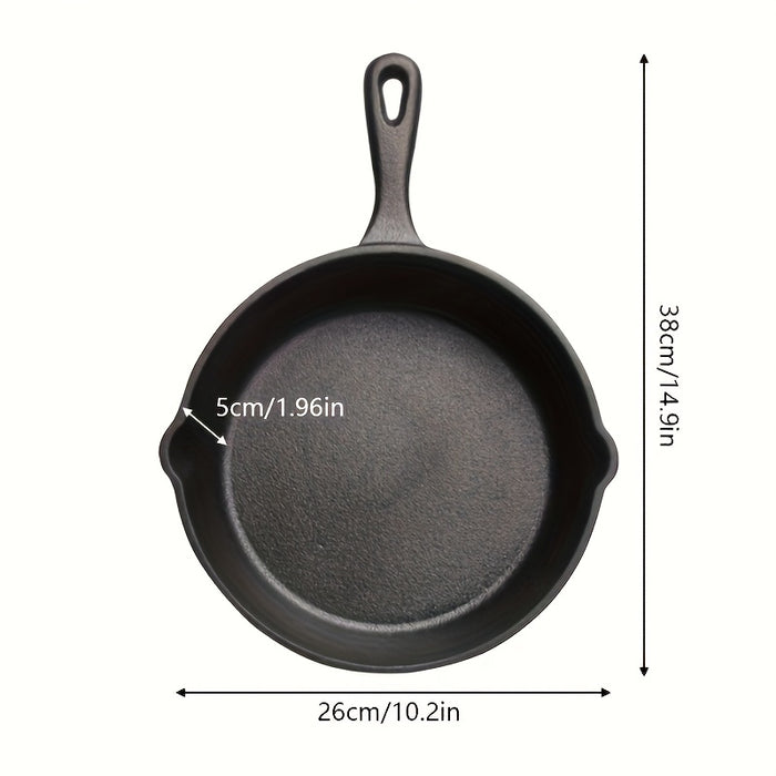 3PCS\4PCS\5pcs Cast Iron Skillet Set, Cast Iron Pan Without Coating Set, 6 Inch/8 Inch/10 Inch Cast Iron Frying Pan, Household Pan, Kitchen Accessories, Home Cook