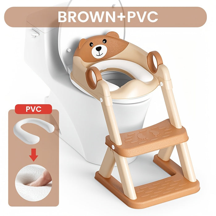 Potty Training Seat, Upgrade Toddler Toilet Seat, 2 In 1 Potty Training Toilet, Splash Guard No-Slip Pad Step Stool