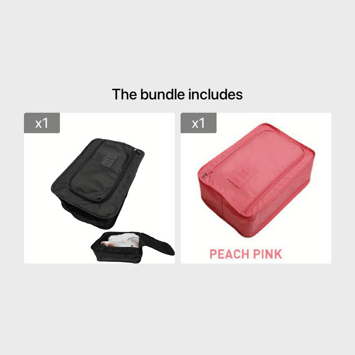 Portable Folding Travel Shoe Bag, Waterproof Beach Shoe Storage Bag for Men & Women, Multifunctional Compact Storage Solution