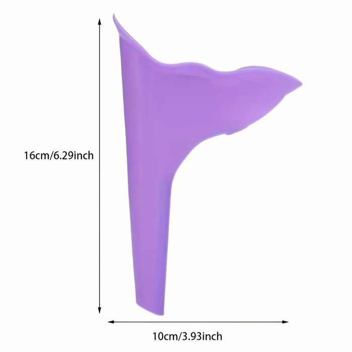 [Everyday Comfort] Lightweight Portable Emergency Urinal for Women - Purple Stand-Up Pee Device for Outdoor Travel & Camping, Hygienic & Easy-to-Use Design, Portable Toilet for Camping