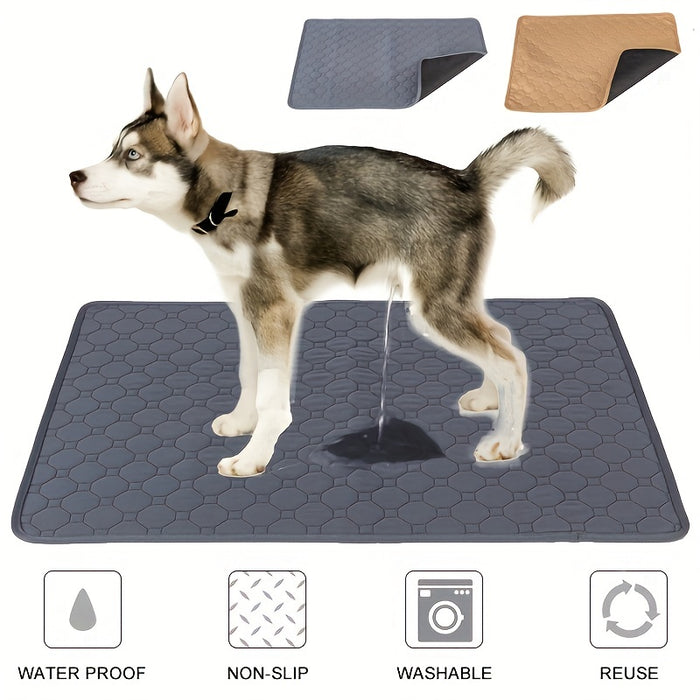 Washable Reusable Pet Pee Pad - Four-Layer Waterproof Dog Training Pad with Absorbent Core - Ideal for Housebreaking, And Travel - Cat Diaper And Dog Mattress Alternative Christmas Gift