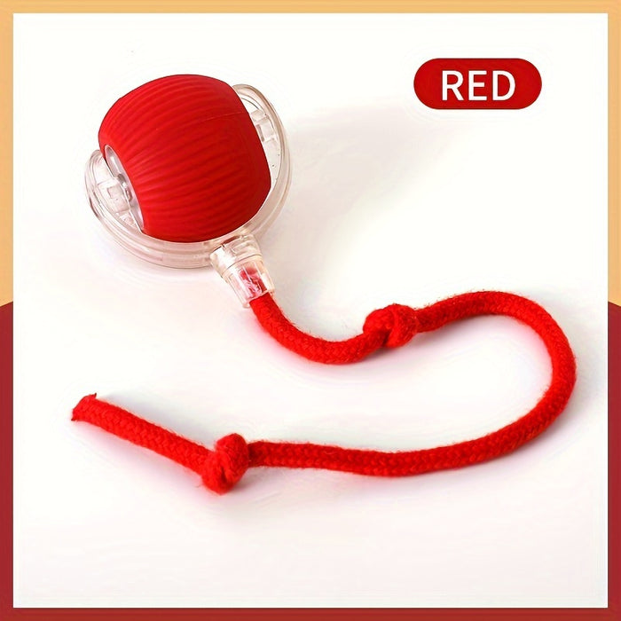 Interactive Electric Cat Toy with Sound - USB Rechargeable, Durable Chew-Resistant Ball for All Breeds, Interactive Cat Toy, Smart, Relieve Boredom