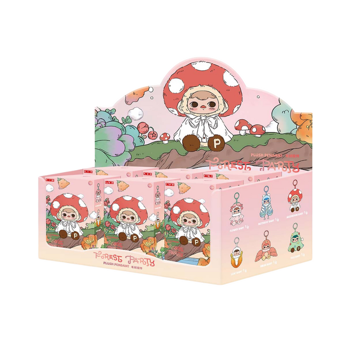Genuine Pucky Elf Forest Party Series Blind Box Enamel Plush Pendant Collection Desktop Decoration Creative