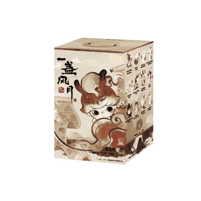 Dimoo Stories In The Cup Series Blind Box Mystery Surprise Box Cute Doll Ornament Toy Gift