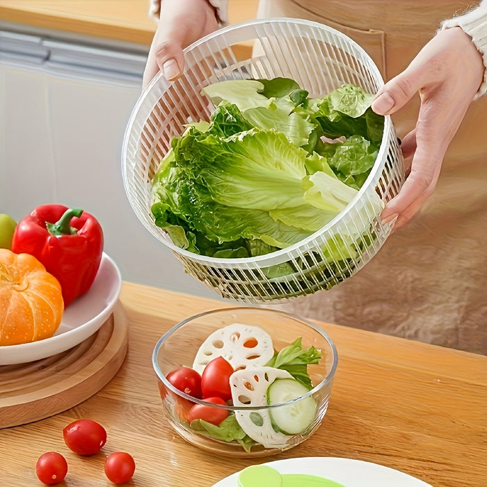1pc versatile RV kitchen kit: vegetable and fruit dryer, salad spinner, colander basket and drainer-save time and effort for RV travel, camping, preparing healthy meals