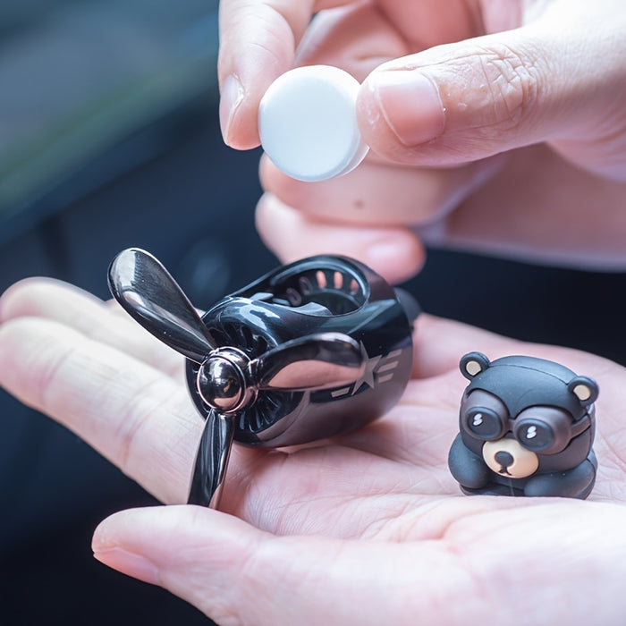 6-piece Bear Pilot 6-Piece Car Air Freshener Set: Refill Your Car with Long-Lasting Fresh Scent