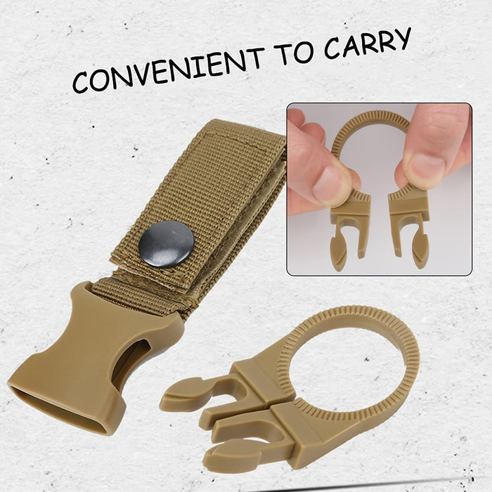 1pc Durable Bottle Clips For Outdoor Adventures - Ideal For Camping, Hiking, And Mountaineering, Portable Bottle Clips For Easy Hydration