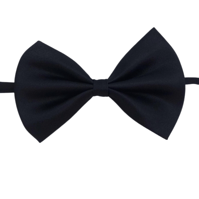 Chic Adjustable Pet Bow Tie Collar - Durable Polyester, Fits Small to Large Dogs & Cats