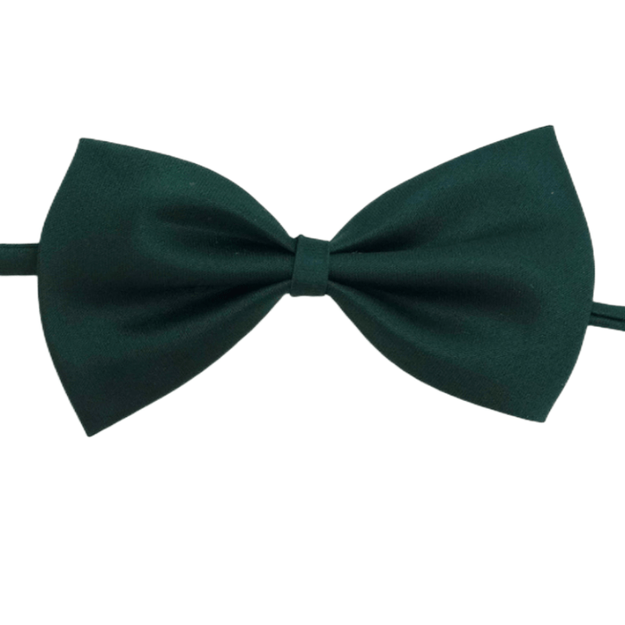 Chic Adjustable Pet Bow Tie Collar - Durable Polyester, Fits Small to Large Dogs & Cats
