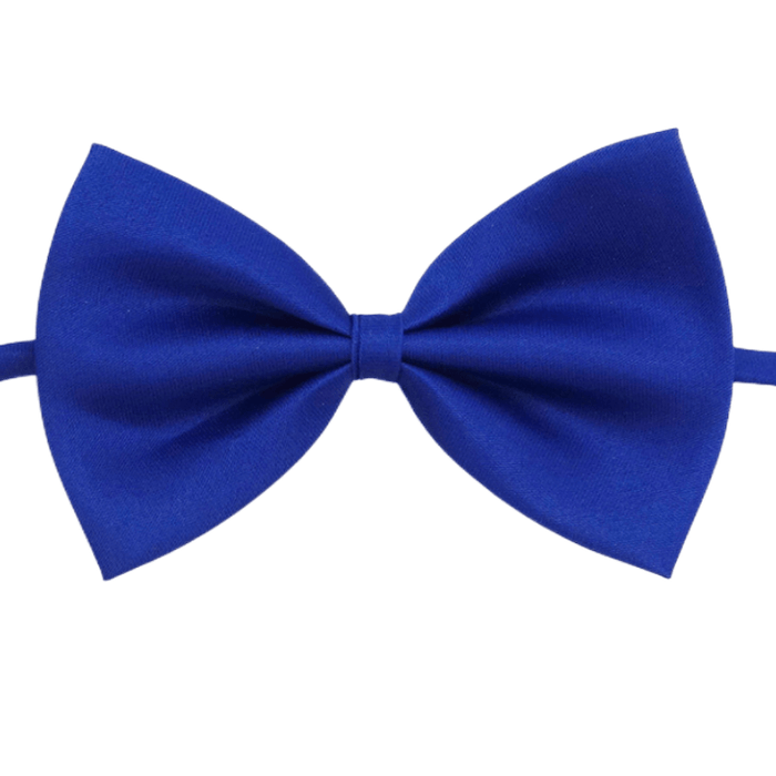 Chic Adjustable Pet Bow Tie Collar - Durable Polyester, Fits Small to Large Dogs & Cats