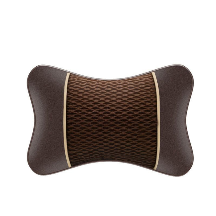 Universal Car Faux Leather Ice Head Pillow Neck Support for Car Accessories