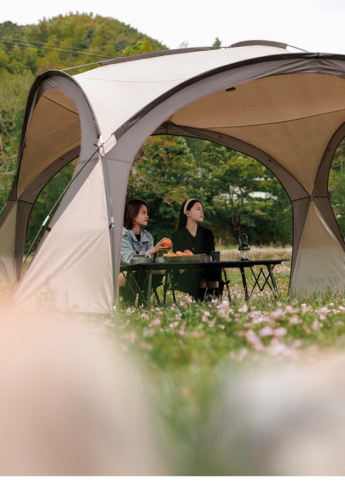 8-10 Person Outdoor Camping Dome Tents, Round Large Canopy, Portable Awning Pergola Canopy Tent