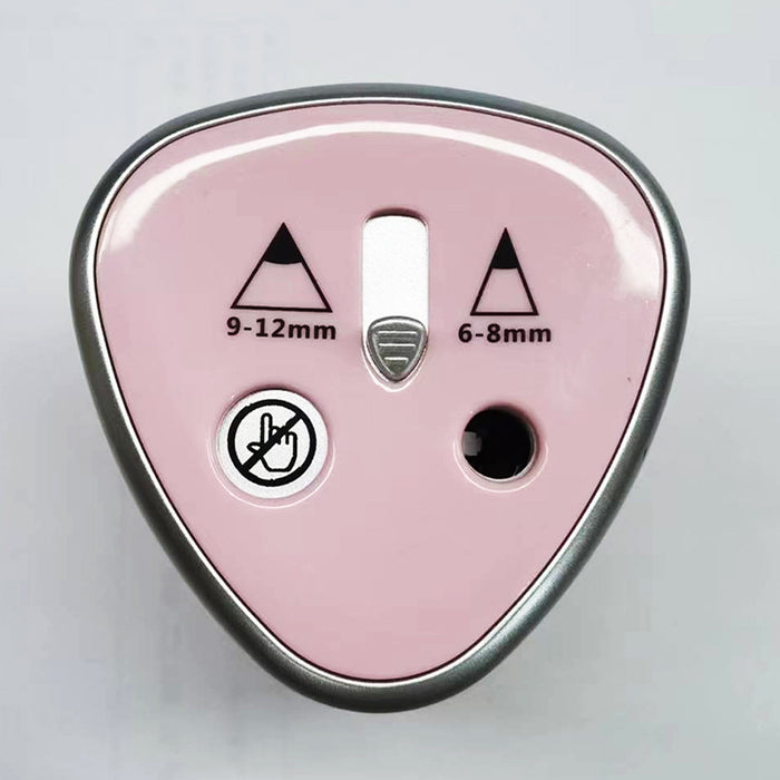 Electric Pencil Sharpener, Thick And Thin Dual-hole Semi-automatic Pencil Sharpener For Students, Powerful Two-hole Pen Turner