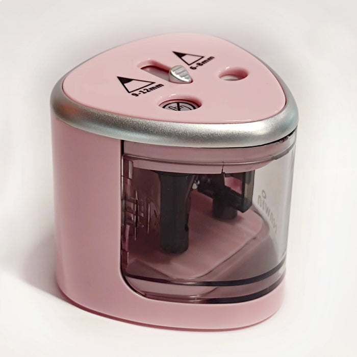 Electric Pencil Sharpener, Thick And Thin Dual-hole Semi-automatic Pencil Sharpener For Students, Powerful Two-hole Pen Turner