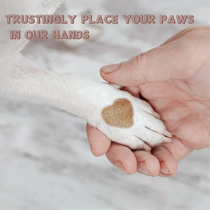 Stress-Free Dog Nail Grooming File – Scratch Board for Easy, Gentle Trimming with Black Abrasive Surface & Wooden Handle – Perfect for All Dog Breeds