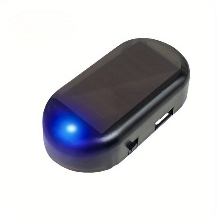 1pc Solar Powered Anti-Theft Car Light, USB Rechargeable LED Motion Sensor Interior Decoration, 5V Non-Waterproof, 50mAh Lithium Polymer Battery, for Vehicle Security and Ambiance